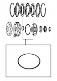 OUTER LIP SEAL  <br> Overdrive Brake Piston