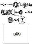 THRUST BEARING KIT <br> E Clutch