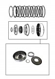 DRUM & PISTON KIT <br> C1 Clutch