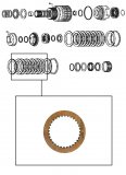 FRICTION PLATE <br> Reverse Input Clutch 