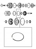 CIRCLIP RETAINING <br> A Clutch