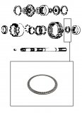 NEEDLE BEARING <br> Rearmost of Rear Planetary