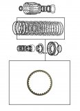 FRICTION PLATE <br> Low & Reverse Brake