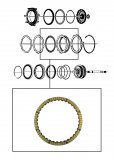 FRICTION PLATE <br> 1-2-3-4 Clutch