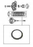 FRICTION PLATE<br>Forward Clutch