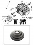 FRONT CLUTCH COVER <br> With Spring