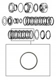 FRICTION PLATE <br> C3 Clutch