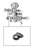 ROLLER BEARING <br> Idler Gear