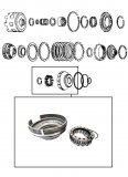 PISTON KIT <br> Low & Reverse