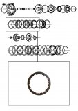 FRICTION PLATE <br> Forward Clutch