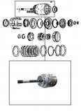 INPUT DRUM <br> Forward - Overrun - 3-4 Clutch