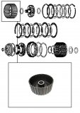 SUN GEAR & HUB <br> Reverse Clutch