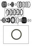 FRICTION PLATE <br> Overdrive Clutch