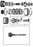 OUTPUT SHAFT <br> A618 & 2WD Type