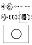 WAVED FRICTION PLATE <br> 3-5-R Clutch