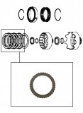 FRICTION PLATE <br> Direct Clutch