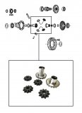 DIFFERENCIAL STAR GEARS <br> 2.2L Santa Fe & IX35