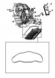 PAN GASKET <br> Rubber