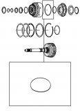 OUTER O-RING <br> A Clutch Piston