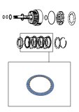 FRICTION PLATE  (HI-PERF) <br> Forward Clutch