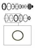 FRICTION PLATE <br> A Clutch