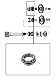 BALL BEARING <br> Case to Drive Sprocket