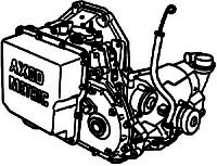 AXOD<br>4-Speed Automatic Transmission<br>FWD, Hydraulic & Eletronic Control<br>Manufacturer: Ford 1980-1993