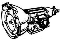 BW65, BW66<br>3-Speed Automatic Transmission<br>RWD, Hydraulic Control<br>Manufacturer: BorgWarner 1973-1986