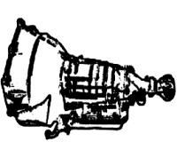 TURBO-GLIDE, TURBOGLIDE<br>3-Speed Automatic Transmission<br>RWD, Hydraulic Control<br>Manufacturer: General Motors 1957-1961