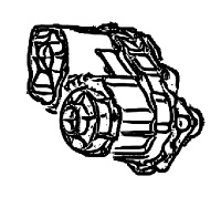 BW4462<br>Transfer Case, Eletronic Shift <br> Viscous Locking Differencial<br>Manufacturer: BorgWarner 2002-up