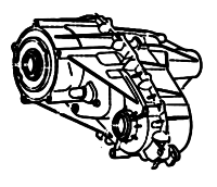 BW4493, BW4493, BW4494<br>Transfer Case, Full Time, Eletronic Shift<br>Manufacturer: BorgWarner 2007-up